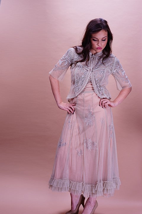 Romantic Elizabethan Vintage Style Jacket in Antique by Nataya