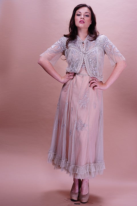 Romantic Elizabethan Vintage Style Jacket in Antique by Nataya