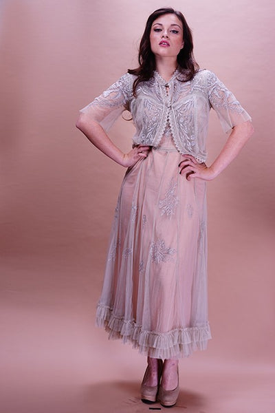 Romantic Elizabethan Vintage Style Jacket in Antique by Nataya