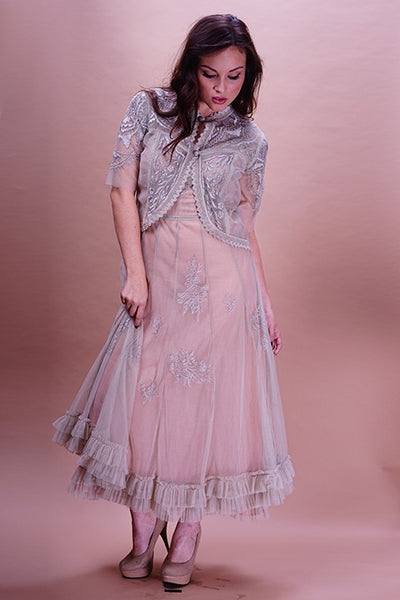 Romantic Elizabethan Vintage Style Jacket in Antique by Nataya