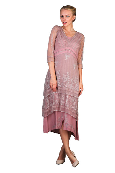Vintage Titanic Tea Party Dress in Lavender Rose by Nataya