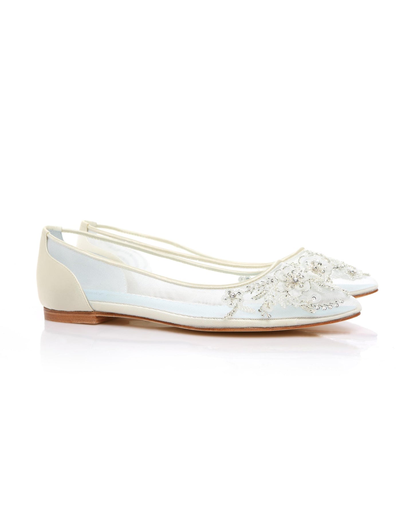 Adora Bridal Flats by Bella Belle Shoes WardrobeShop