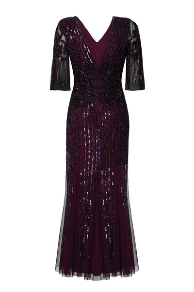 Galina Gown in Plum
