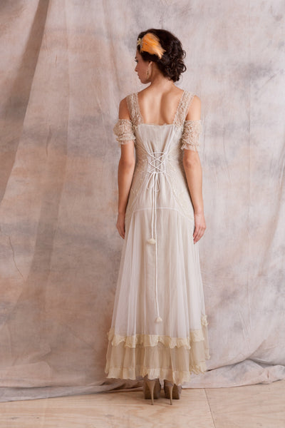 Venetian Wedding Dress in Cream by Nataya