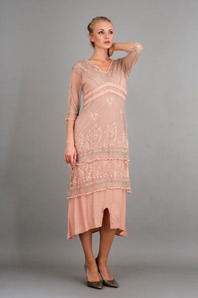 Vintage Titanic Tea Party Dress in Quartz by Nataya