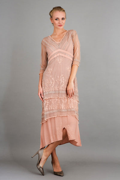 Vintage Titanic Tea Party Dress in Quartz by Nataya