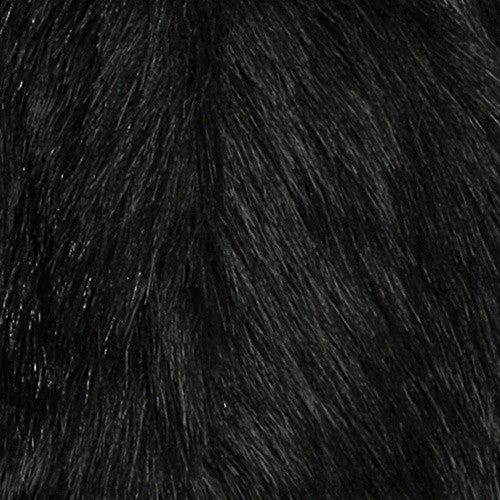Faux Fur Shawl with Jet Black Fox