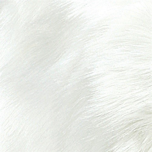 Faux Fur Bridal Wrap with Pure White Fox