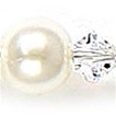Classic Pearl & Crystal Drop Bridal or Bridesmaids Earrings