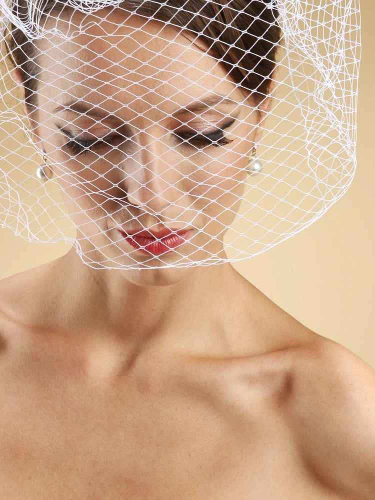 French Netting Birdcage Face Veil