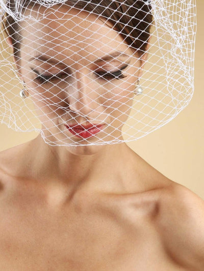 French Netting Birdcage Face Veil