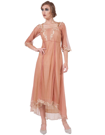 40147 Rose/Gold Tulle Empress Nataya Dress