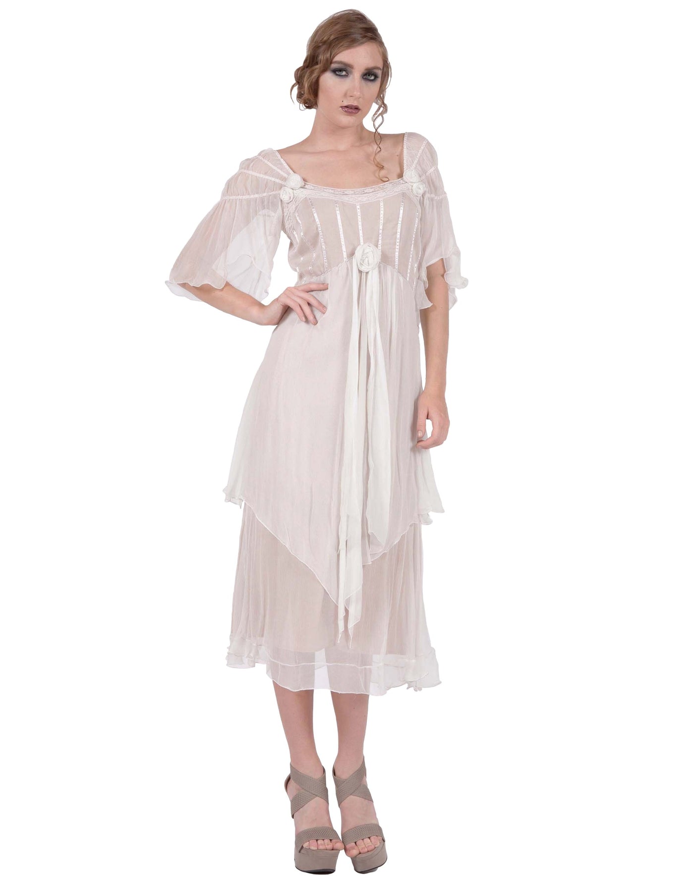 40148 Ivory/Tea Othelia Nataya Dress