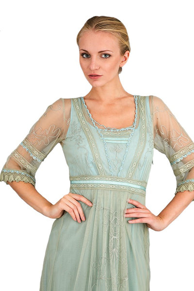 Nataya Art Deco Gatsby Dress in Sage