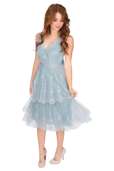 Age of Love Gianna AL-235 Vintage Style Party Dress in Sunrise by Nataya
