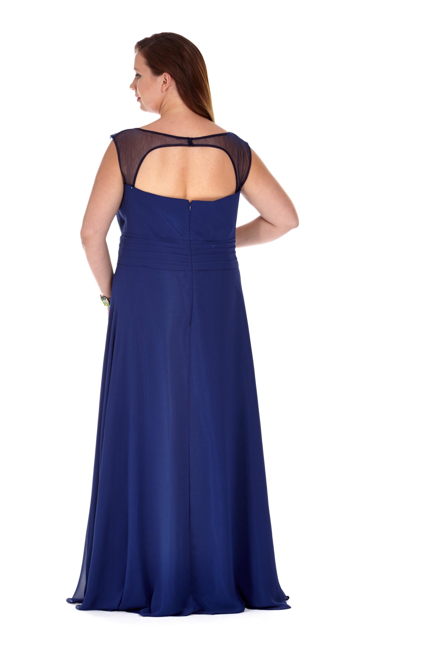 Vintage Style Chiffon Wedding Gown by Sydney's Closet