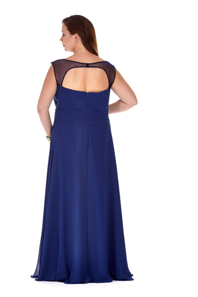 Vintage Style Chiffon Wedding Gown by Sydney's Closet