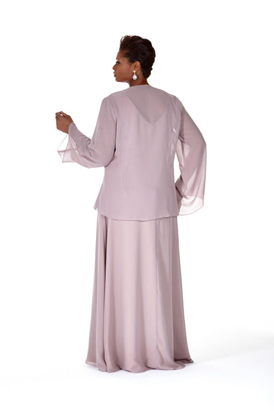 Vintage Style Long Beaded Evening Dress by Sydney's Closet