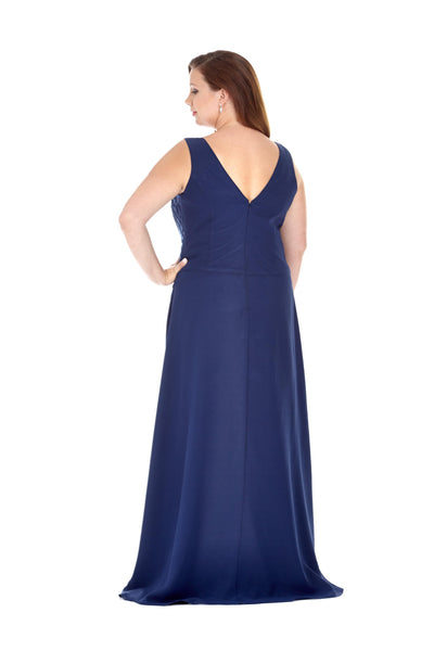 Vintage Style Long Beaded Evening Dress by Sydney's Closet