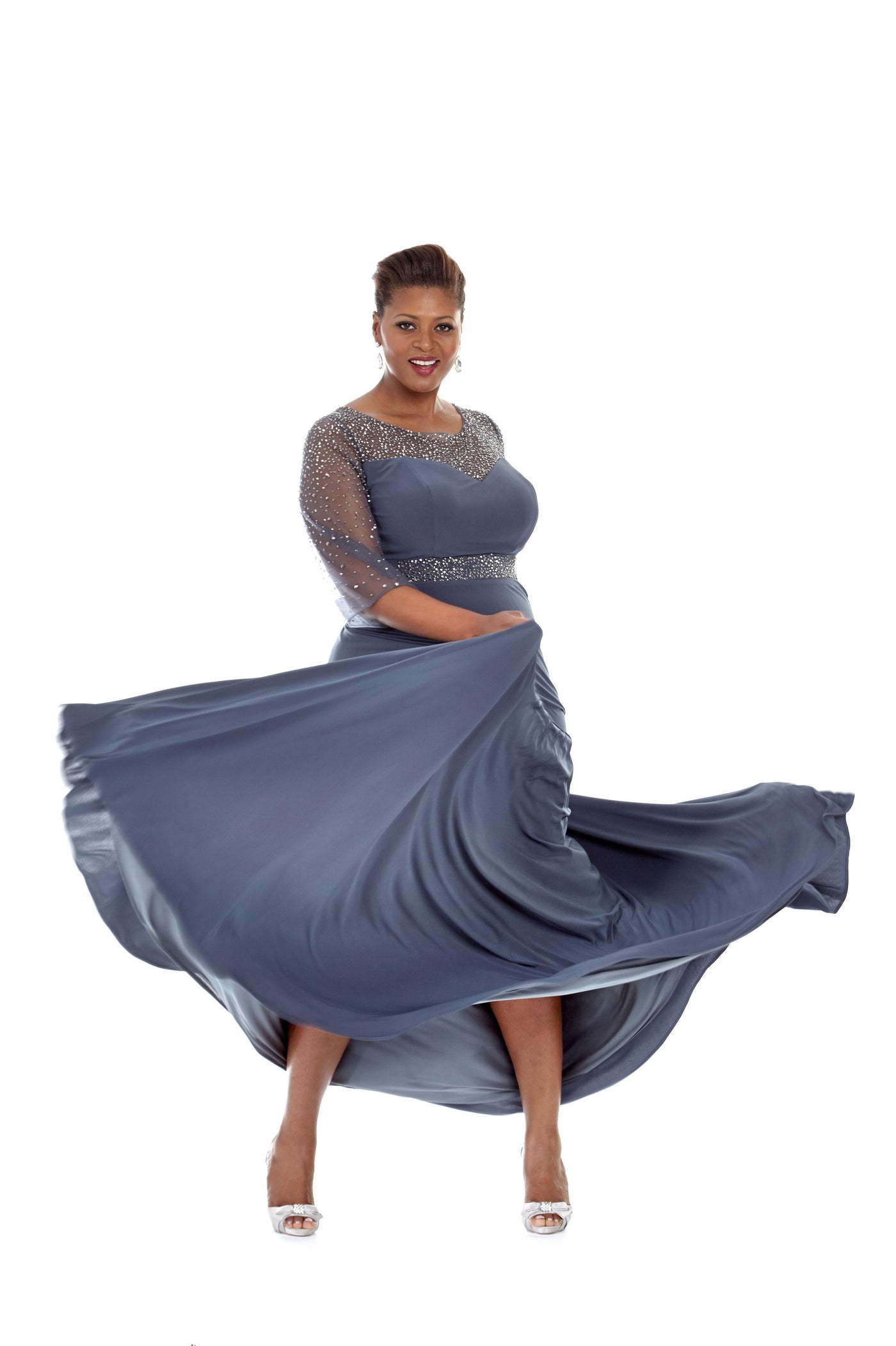 Vintage Style Elegant Evening Gown by Sydney's Closet