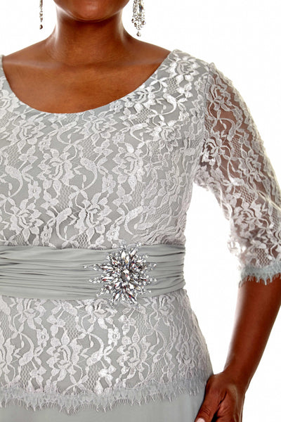 Vintage Style Mother of the Bride Evening Gown by Sydney's Closet