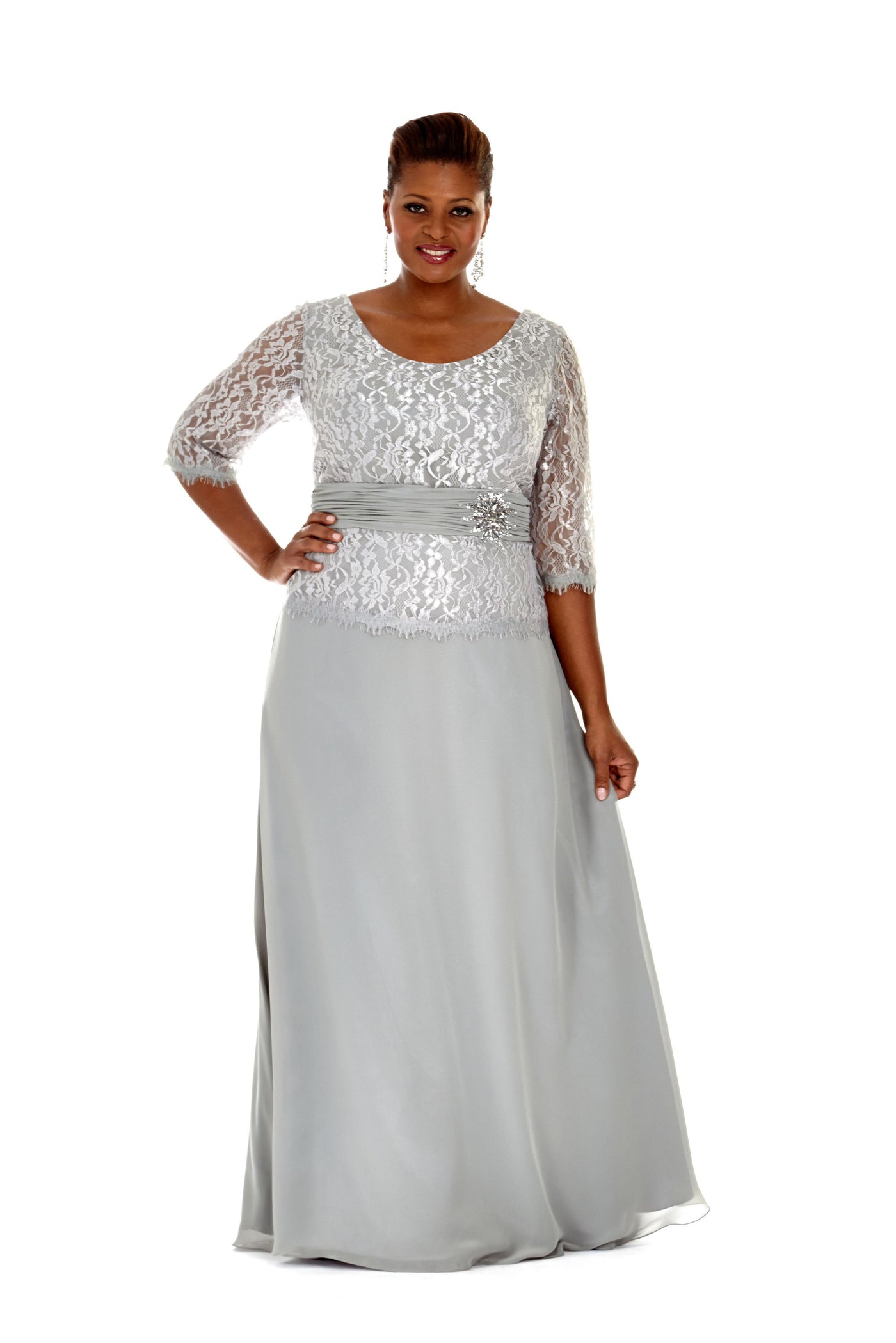 Vintage Style Mother of the Bride Evening Gown by Sydney's Closet - SOLD OUT