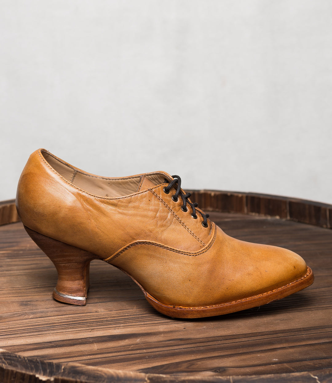 tan dress shoe laces Victorian Style Leather Lace-Up Shoes in Rustic 6.5 / GoldenRod womensmodestswim Black Waxed Dress Shoelaces Blush Monique Lhuillier Bridesmaid Pant Size:40x32