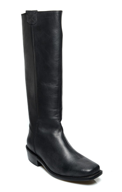 Vintage Style Granny Boots in Black by Oak Tree Farms