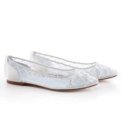 Allegra Vintage Inspired Bridal Flats