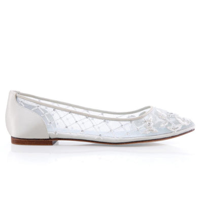 Allegra Vintage Inspired Bridal Flats