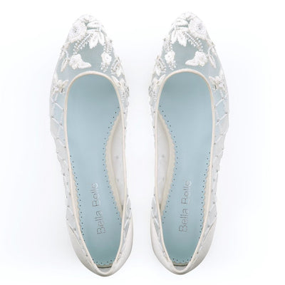 Allegra Vintage Inspired Bridal Flats