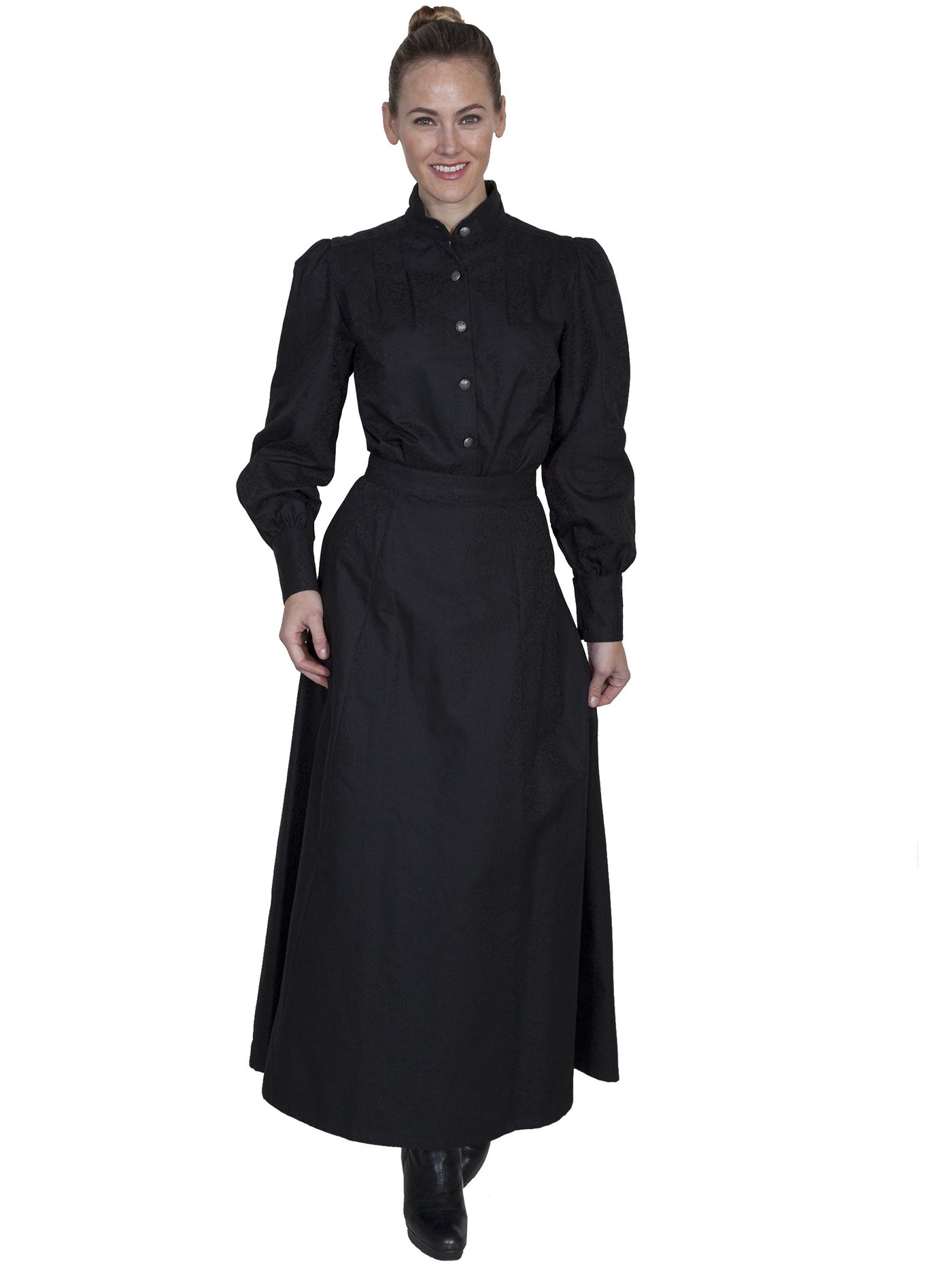 Wahmaker Classic Victorian Style Black Skirt by Scully Leather