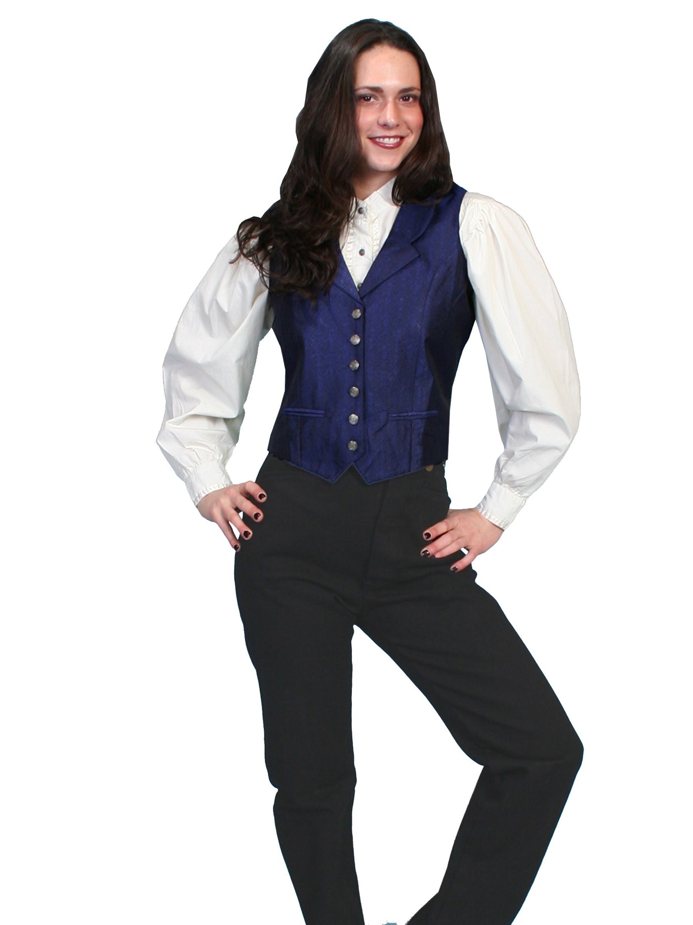 Rangewear Ranch Style Riding Canvas Pants in Black by Scully Leather