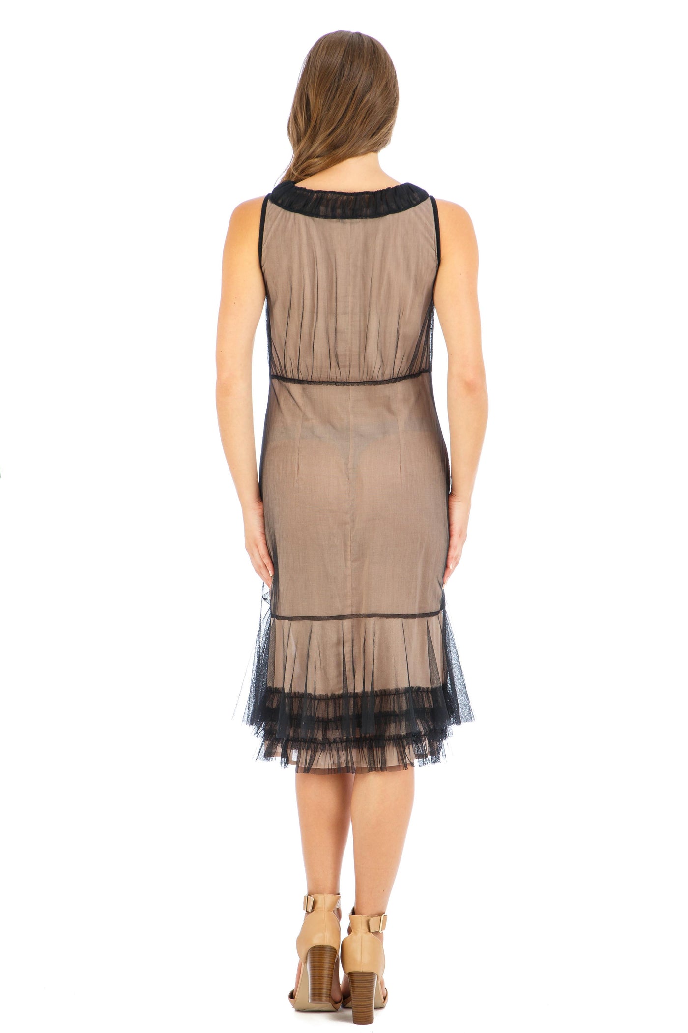 Age of Love Tatianna AL-428 Vintage Style Party Dress in Onyx by Nataya