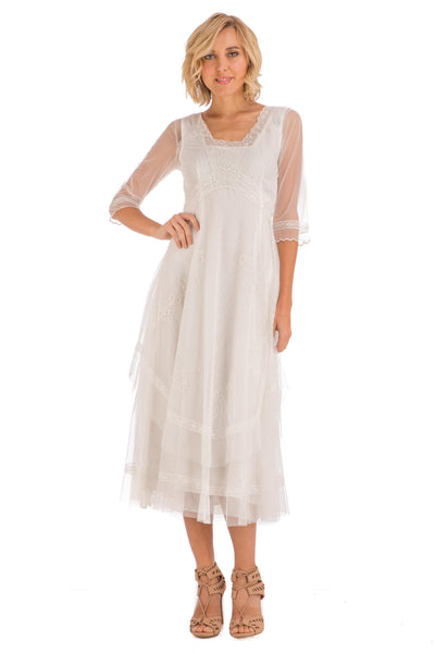 Mary Darling CL-163 Dress in Ivory by Nataya