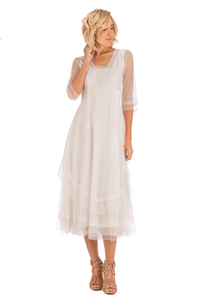 Mary Darling CL-163 Dress in Ivory by Nataya