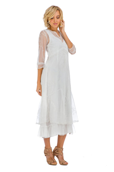 Somewhere in Time Dress CL-509 in Ivory by Nataya