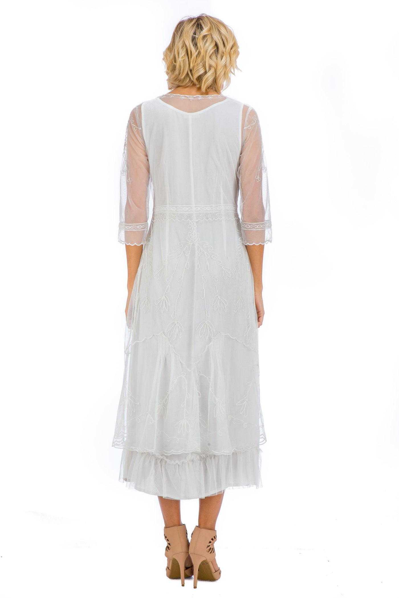 Somewhere in Time Dress CL-509 in Ivory by Nataya