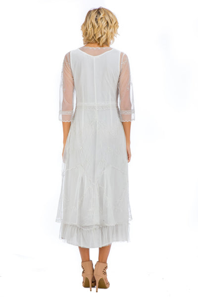 Somewhere in Time Dress CL-509 in Ivory by Nataya