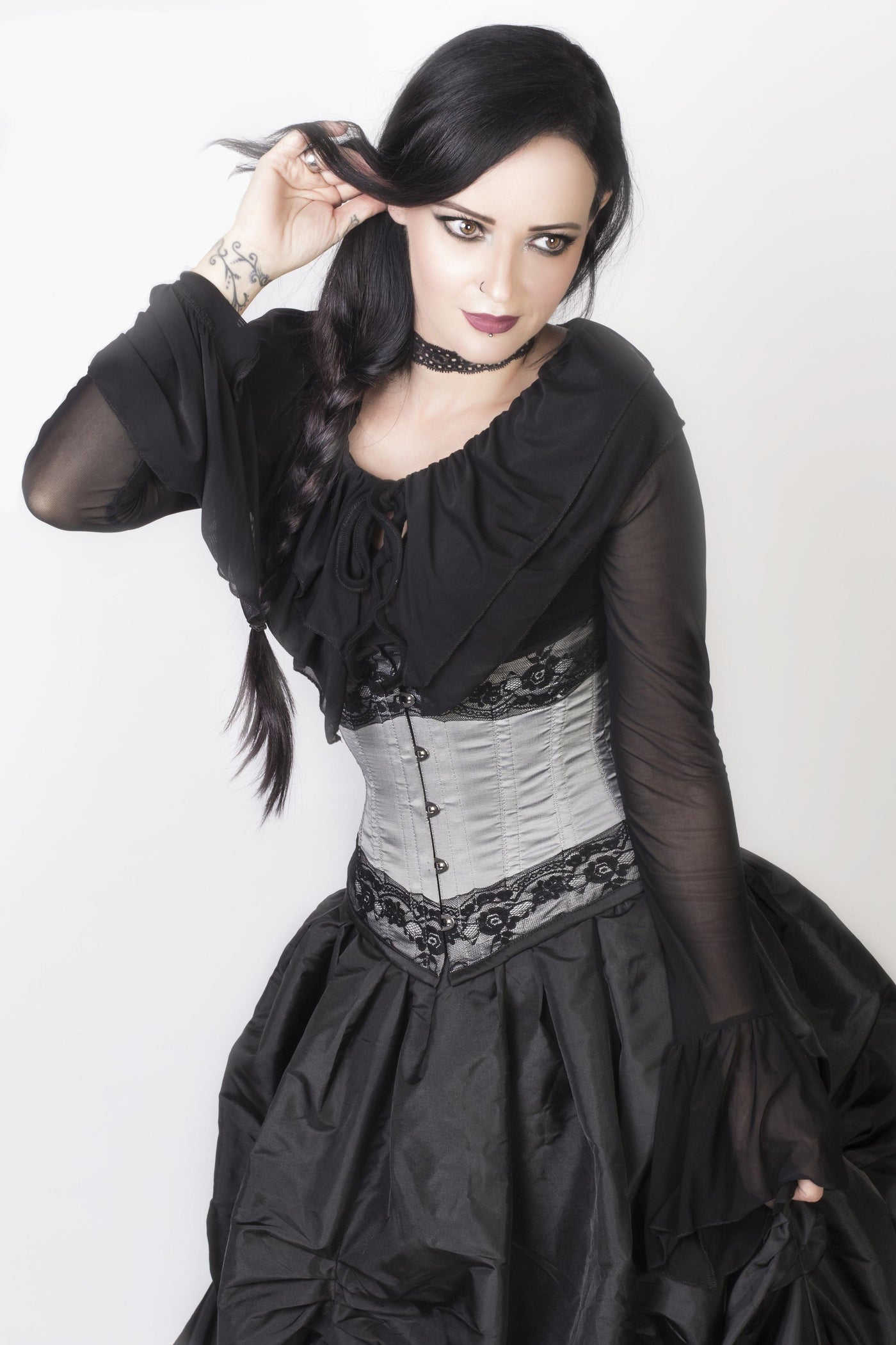 Amanda Underbust Steel Boned Corset