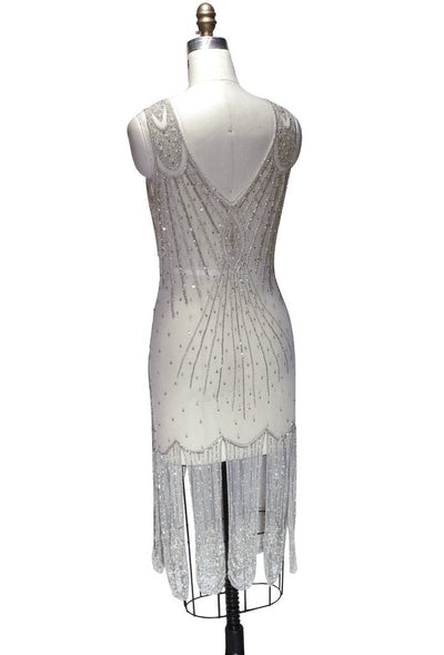 Great Gatsby Cocktail Midi Dress in Champagne - SOLD OUT
