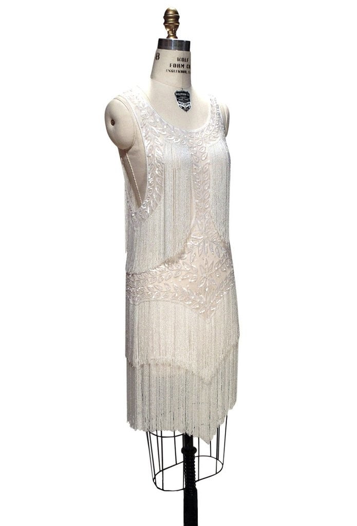 Roaring Twenties Cocktail Party Dress in Crystalline by The Deco Haus