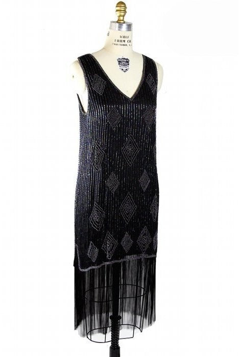 Roaring Twenties Art Deco Party Dress in Aurora - SOLD OUT