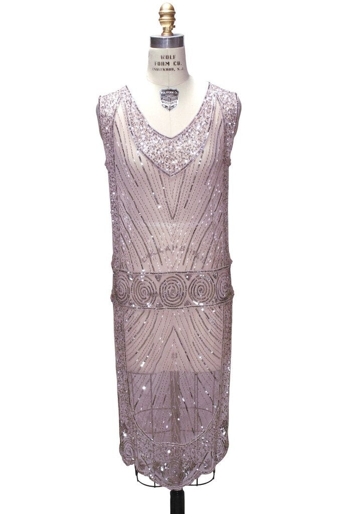 Great Gatsby Style Tabard Dress in Peppermint Pink - SOLD OUT