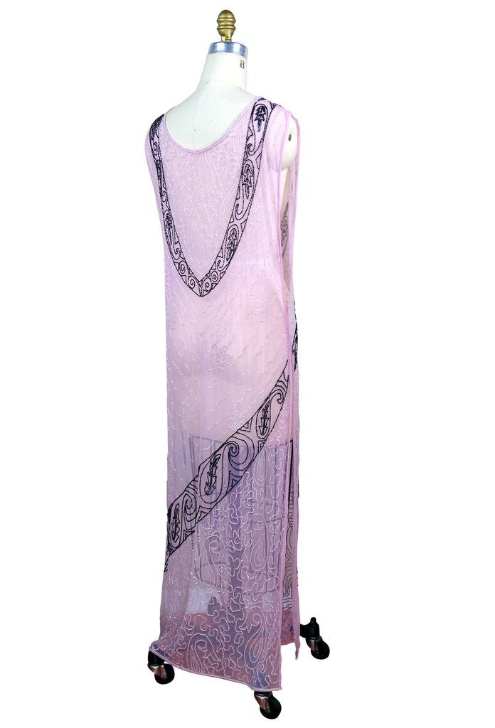 Flapper Style Elegant Party Dress in Blush - SOLD OUT