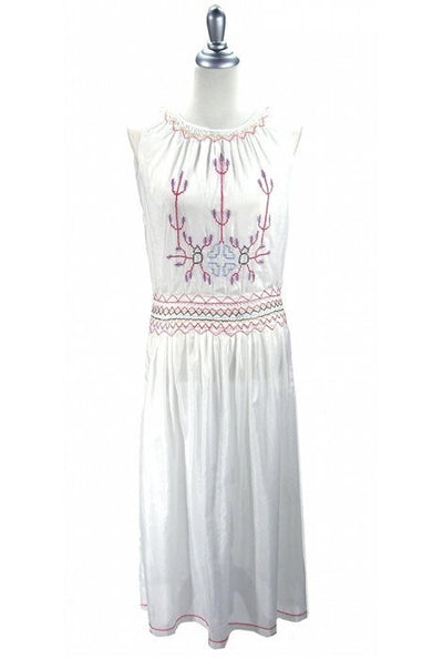 Romantic 1920s Inspired Dress in White by The Deco Haus