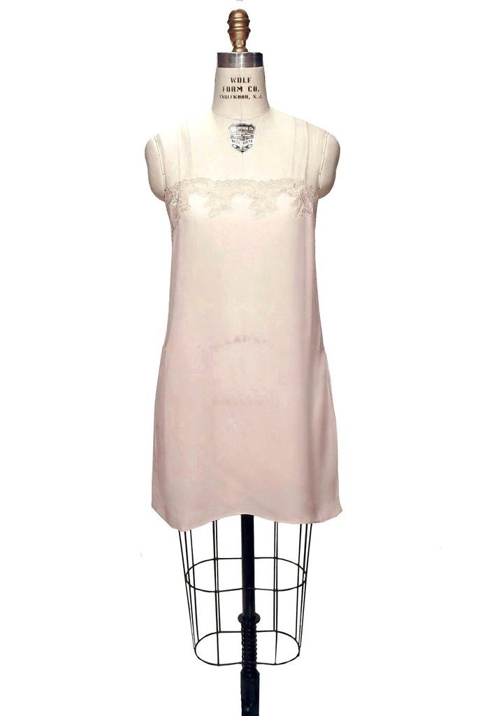 Charleston Silk Slip in Champagne Pink by The Deco Haus