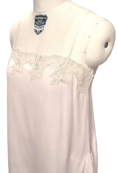 Charleston Silk Slip in Champagne Pink by The Deco Haus