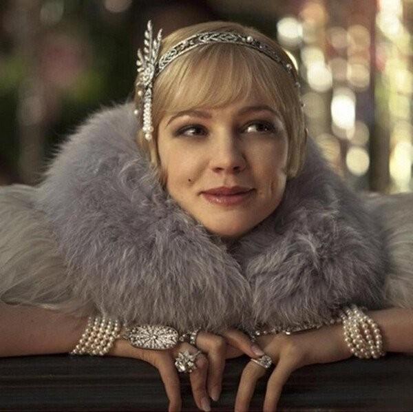 The Great Gatsby Style "Daisy" Tiara in Silver by The Deco Haus