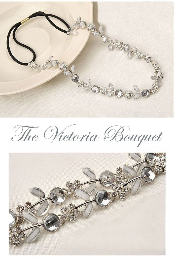 Old Hollywood Glamour Diamante Headband by The Deco Haus